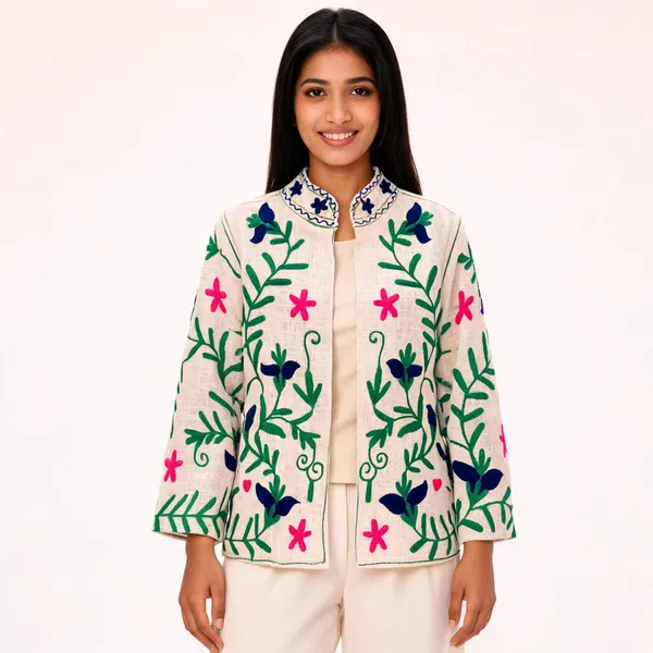 Cream_Floral_Embroidered_Full_Sleeve_Ethnic_Jacket_For_Women