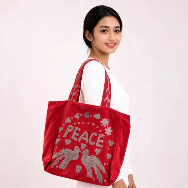 Red_Velvet_Embellished_Tote_Bag_For_Women