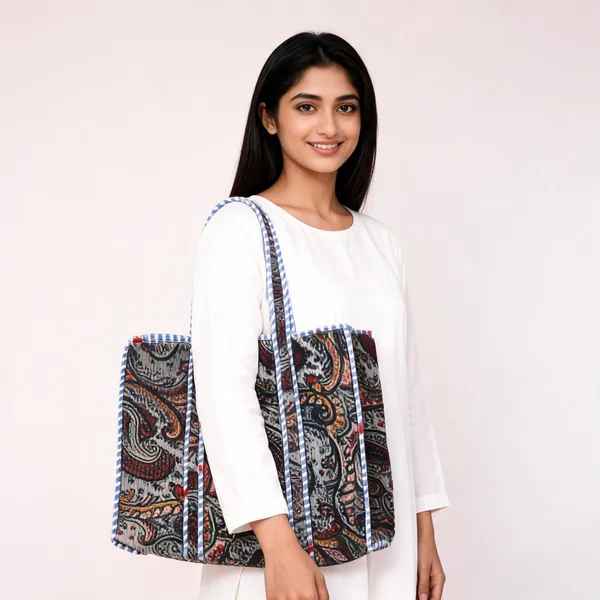 Multicolor_Cotton_Paisley_Print_Quilted_Tote_Bag_For_Women