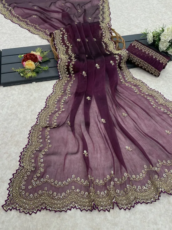 Purple_Vichitra_Silk_Saree_For_Women