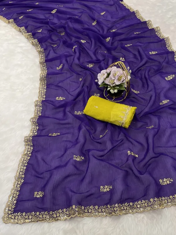 Purple_Vichitra_Silk_Saree_For_Women