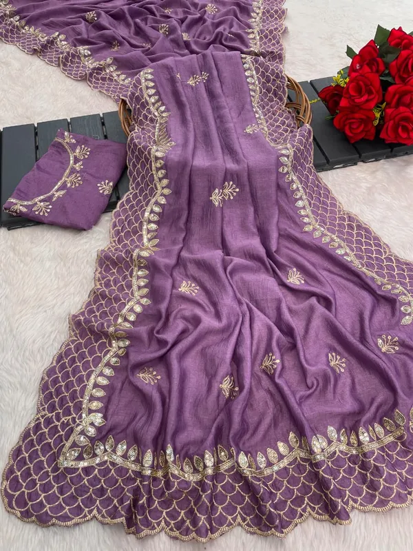 Purple_Vichitra_Silk_Saree_For_Women