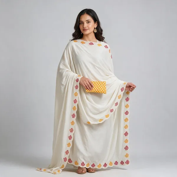 White_Vichitra_Silk_Dupatta_For_Women