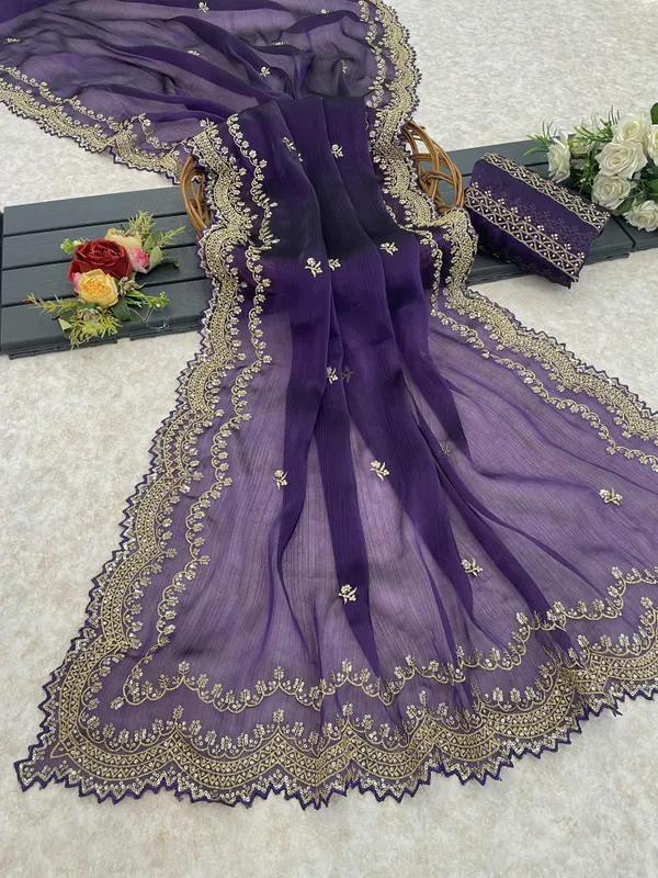 Purple_Vichitra_Silk_Saree_For_Women