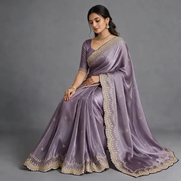 Lavender_Chiffon_Saree_For_Women