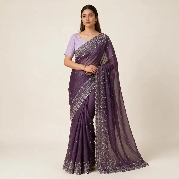 Purple_Soft_Crunchy_Crush_Saree_For_Women