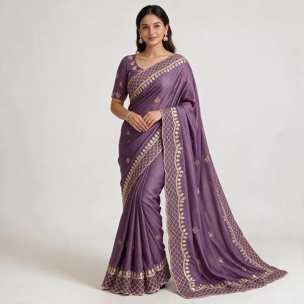 Purple_Vichitra_Silk_Saree_For_Women