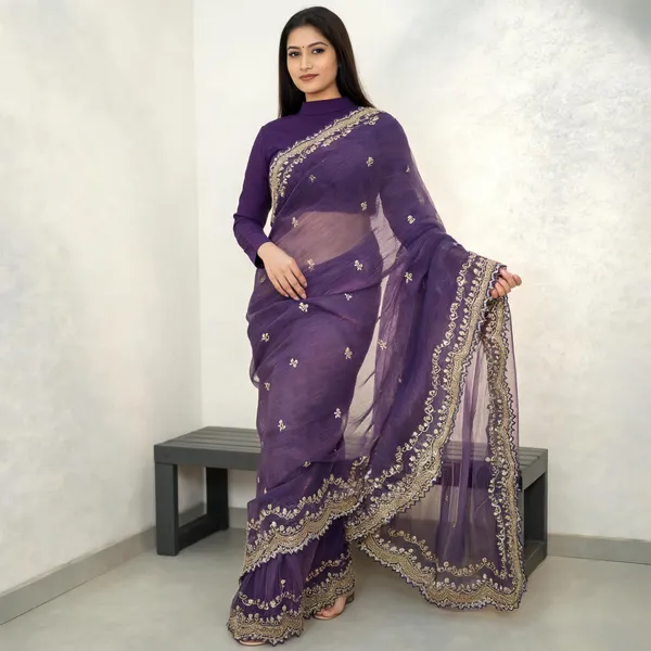Purple_Vichitra_Silk_Saree_For_Women