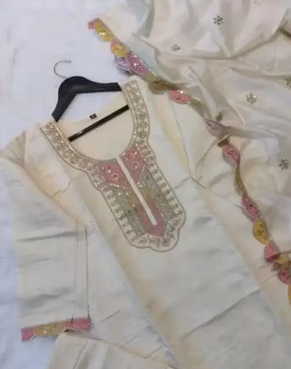 White_Rayon_Slub_Straight_Embroidered_Kurta_Set_For_Women