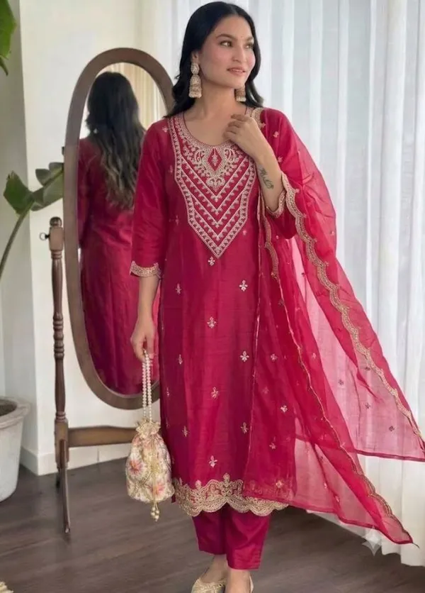 Pink_Rayon_Slub_Straight_Embroidered_Kurta_Set_For_Women