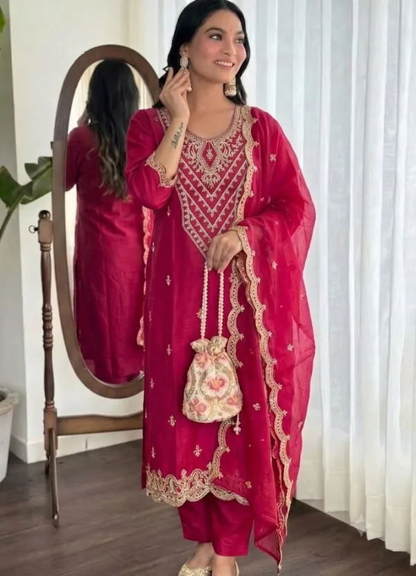 Pink_Rayon_Slub_Straight_Embroidered_Kurta_Set_For_Women