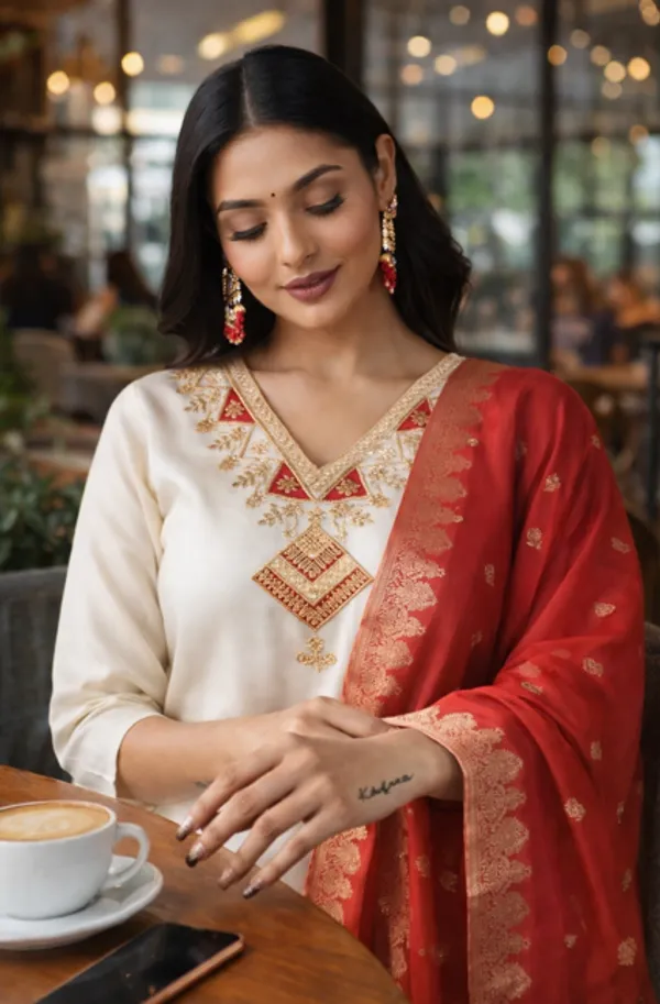 Ivory_Rayon_Slub_Straight_Embroidered_Kurta_Set_For_Women