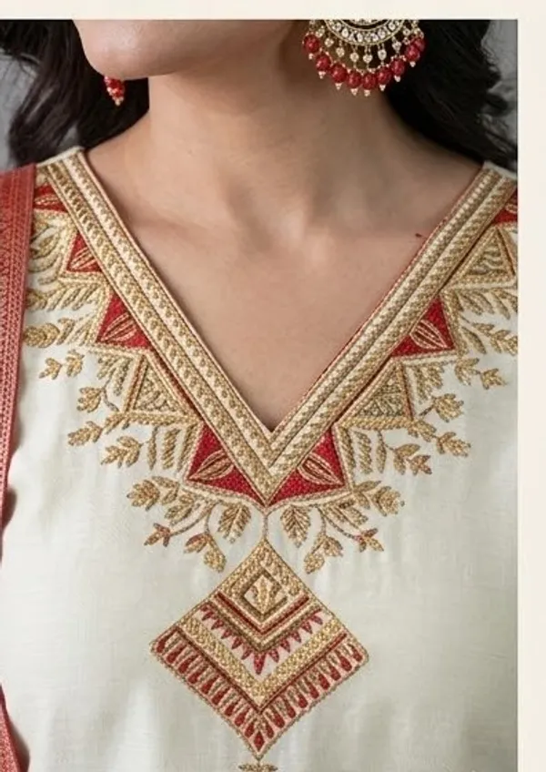 Ivory_Rayon_Slub_Straight_Embroidered_Kurta_Set_For_Women