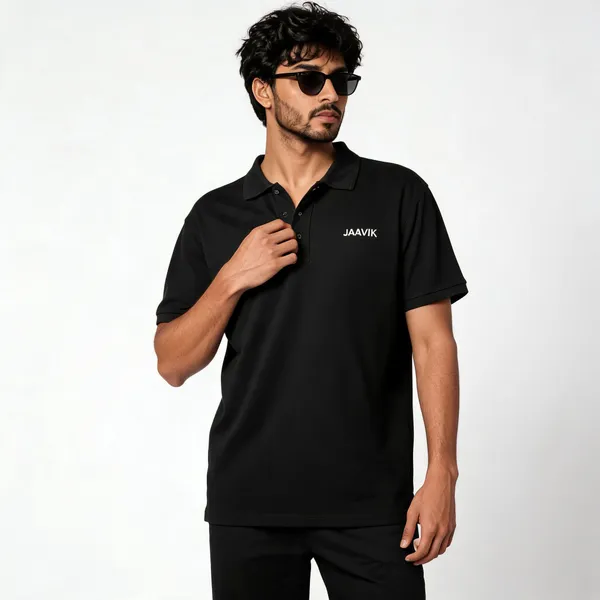 Black_Cotton_Polo_T-Shirt_for_Men