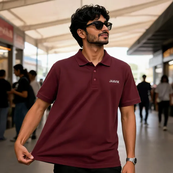 Maroon_Cotton_Polo_T-Shirt_for_Men