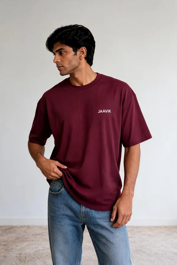Oversized_Wine_Cotton_T-Shirt_for_Men