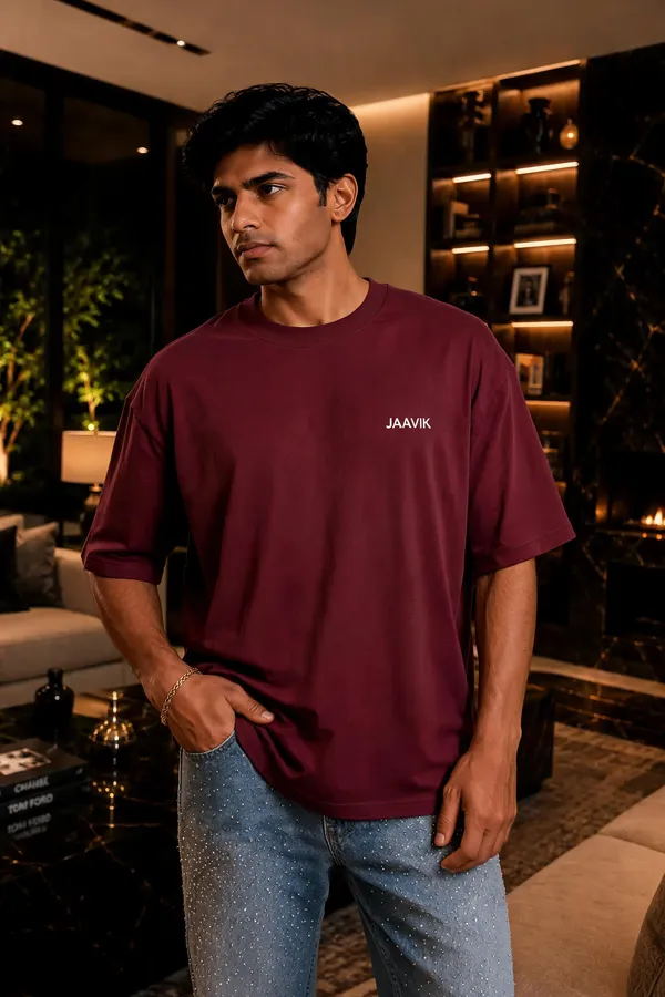 Oversized_Wine_Cotton_T-Shirt_for_Men