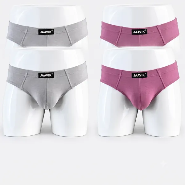 Combo_Grey_And_Mauve_Cotton_Briefs_Combo_Pack_For_Men
