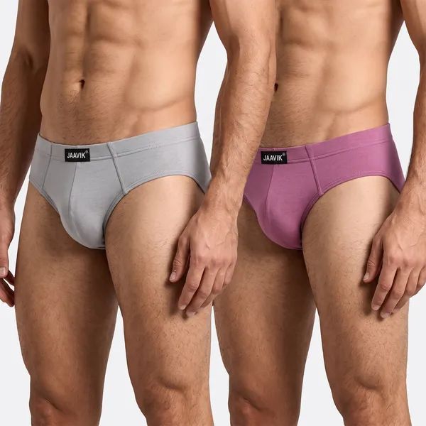 Combo_Grey_And_Mauve_Cotton_Briefs_Combo_Pack_For_Men