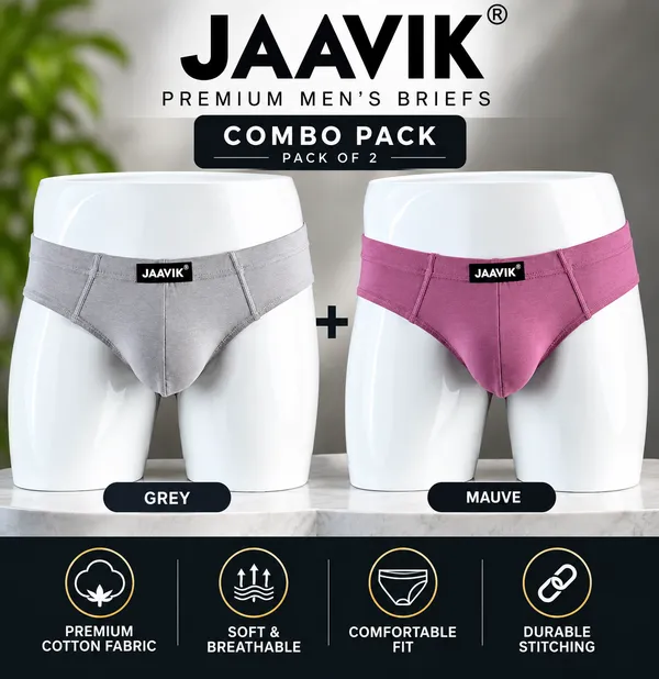 Combo_Grey_And_Mauve_Cotton_Briefs_Combo_Pack_For_Men