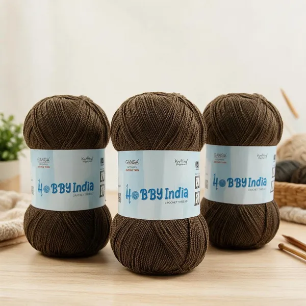 Ganga_Acrowools_Hobby_India_Crochet_Thread_for_All_Seasons_-_100%_Acrylic-_400mtr-100gm___Shade_no__HB80-Dark_Tobacco