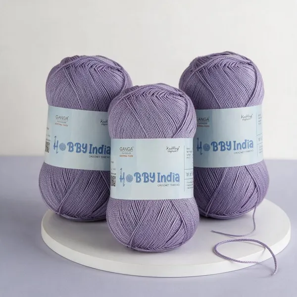 Ganga_Acrowools_Hobby_India_Crochet_Thread_for_All_Seasons_-_100%_Acrylic-_400mtr-100gm___Shade_no__HB90_Cold_Purple_-_Pack_of_3