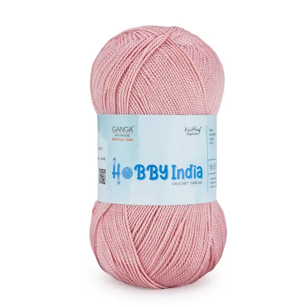 Ganga_Acrowools_Hobby_India_Crochet_Thread_for_All_Seasons_-_100%_Acrylic-_400mtr-100gm___Shade_no__HB94_Light_Rose_-_Pack_of_3