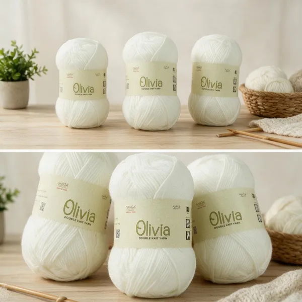 GANGA_Olivia_Hand_Knitting_And_Crochet_Yarn._100GM_OLV005_-_Pack_of_3