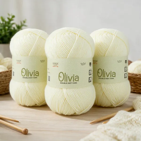 GANGA_Olivia_Hand_Knitting_And_Crochet_Yarn._100GM_OLV011_-_Pack_of_3