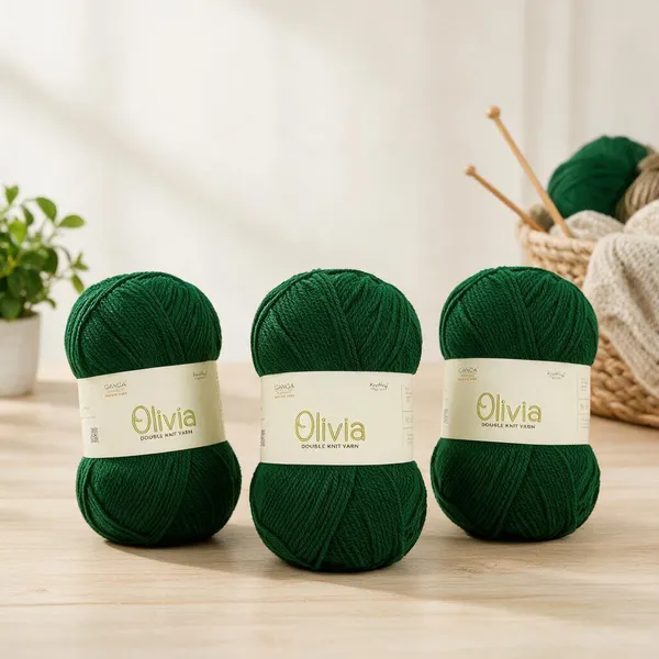 GANGA_Olivia_Hand_Knitting_And_Crochet_Yarn._100GM_OLV019_-_Pack_of_3