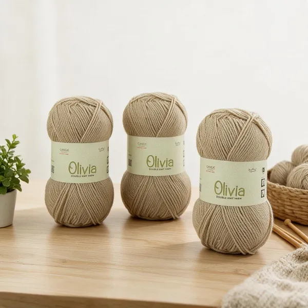 GANGA_Olivia_Hand_Knitting_And_Crochet_Yarn._100GM_OLV003_-_Pack_of_3