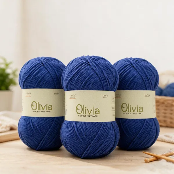 GANGA_Olivia_Hand_Knitting_And_Crochet_Yarn._100GM_OLV007_-_Pack_of_3