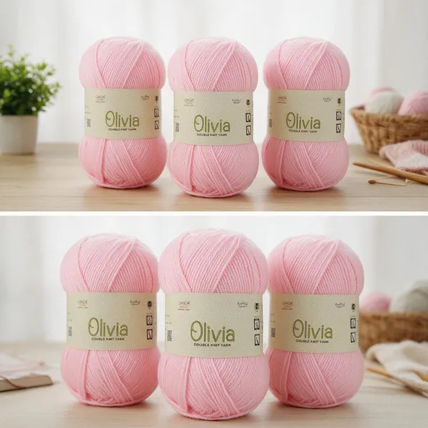GANGA_Olivia_Hand_Knitting_And_Crochet_Yarn._100GM_OLV009_-_Pack_of_3