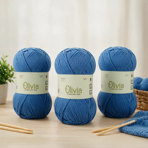 GANGA_Olivia_Hand_Knitting_And_Crochet_Yarn._100GM_OLV013_-_Pack_of_3