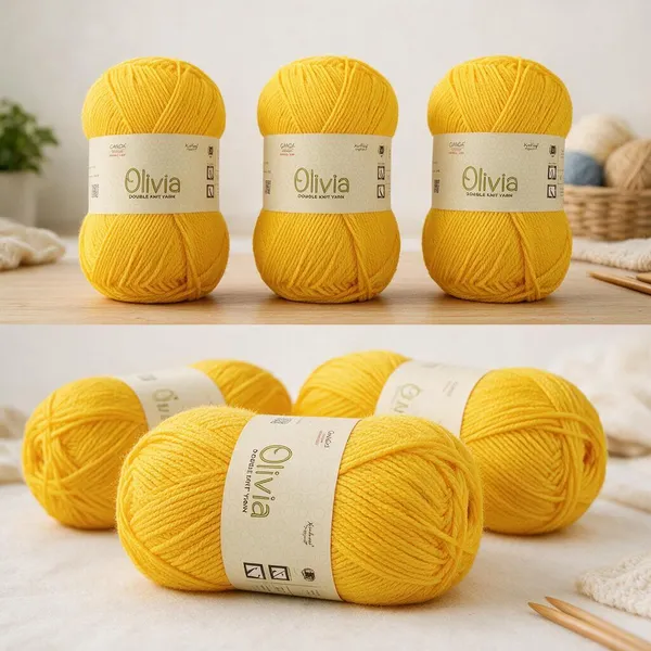 GANGA_Olivia_Hand_Knitting_And_Crochet_Yarn._100GM_OLV015_-_Pack_of_3