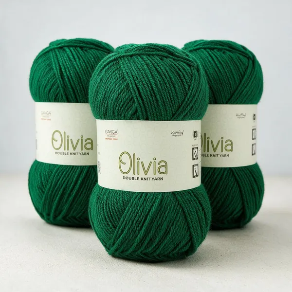 GANGA_Olivia_Hand_Knitting_And_Crochet_Yarn._100GM_OLV017_-_Pack_of_3