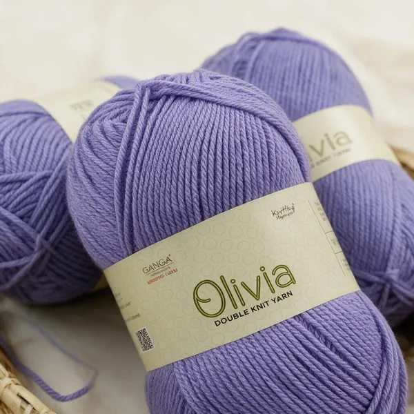 GANGA_Olivia_Hand_Knitting_And_Crochet_Yarn._100GM_OLV021_-_Pack_of_3