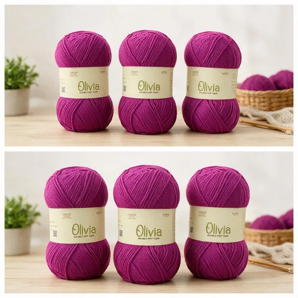 GANGA_Olivia_Hand_Knitting_And_Crochet_Yarn._100GM_OLV025_-_Pack_of_3
