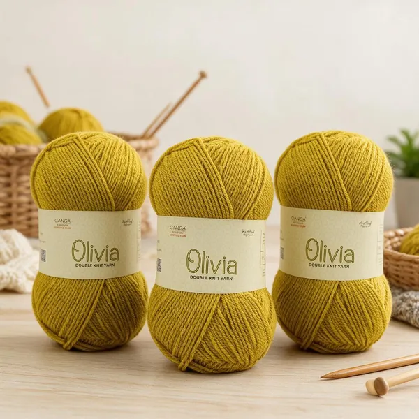 GANGA_Olivia_Hand_Knitting_And_Crochet_Yarn._100GM_OLV028_-_Pack_of_3