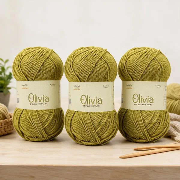 GANGA_Olivia_Hand_Knitting_And_Crochet_Yarn._100GM_OLV029_-_Pack_of_3