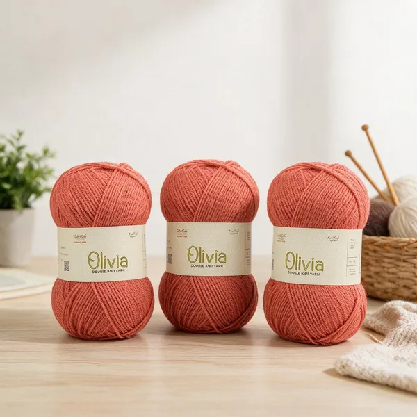 GANGA_Olivia_Hand_Knitting_And_Crochet_Yarn._100GM_OLV032_-_Pack_of_3