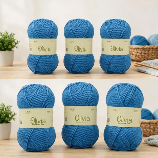 GANGA_Olivia_Hand_Knitting_And_Crochet_Yarn._100GM_OLV033_-_Pack_of_3