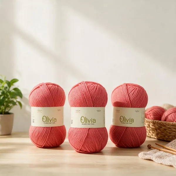 GANGA_Olivia_Hand_Knitting_And_Crochet_Yarn._100GM_OLV035_-_Pack_of_3