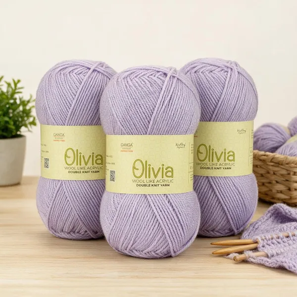 GANGA_Olivia_Hand_Knitting_And_Crochet_Yarn._100GM_OLV040_-_Pack_of_3