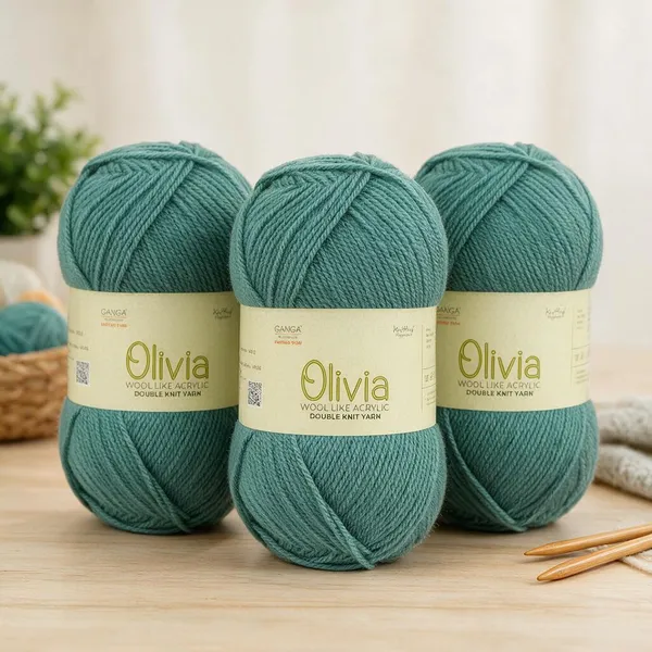 GANGA_Olivia_Hand_Knitting_And_Crochet_Yarn._100GM_OLV045_-_Pack_of_3