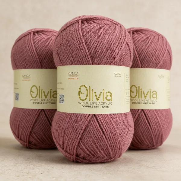 GANGA_Olivia_Hand_Knitting_And_Crochet_Yarn._100GM_OLV048_-_Pack_of_3