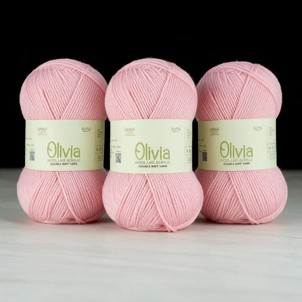 GANGA_Olivia_Hand_Knitting_And_Crochet_Yarn._100GM_OLV053_-_Pack_of_3