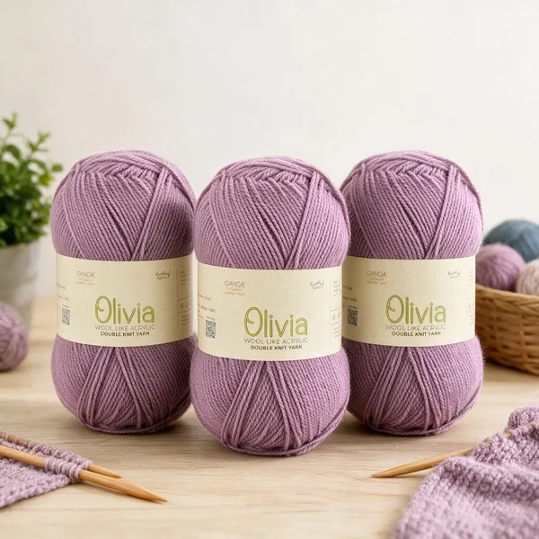 GANGA_Olivia_Hand_Knitting_And_Crochet_Yarn._100GM_OLV055_-_Pack_of_3