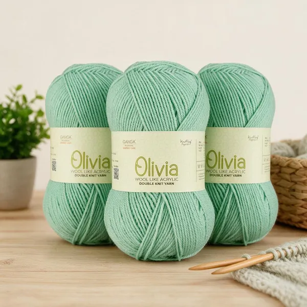GANGA_Olivia_Hand_Knitting_And_Crochet_Yarn._100GM_OLV059_-_Pack_of_3