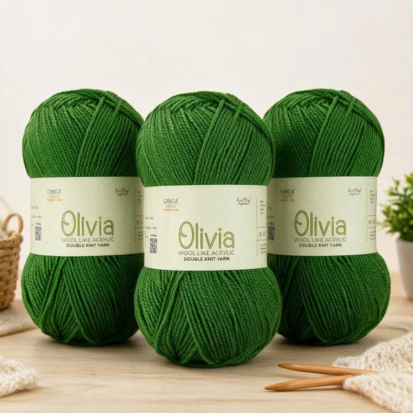 GANGA_Olivia_Hand_Knitting_And_Crochet_Yarn._100GM_OLV060_-_Pack_of_3